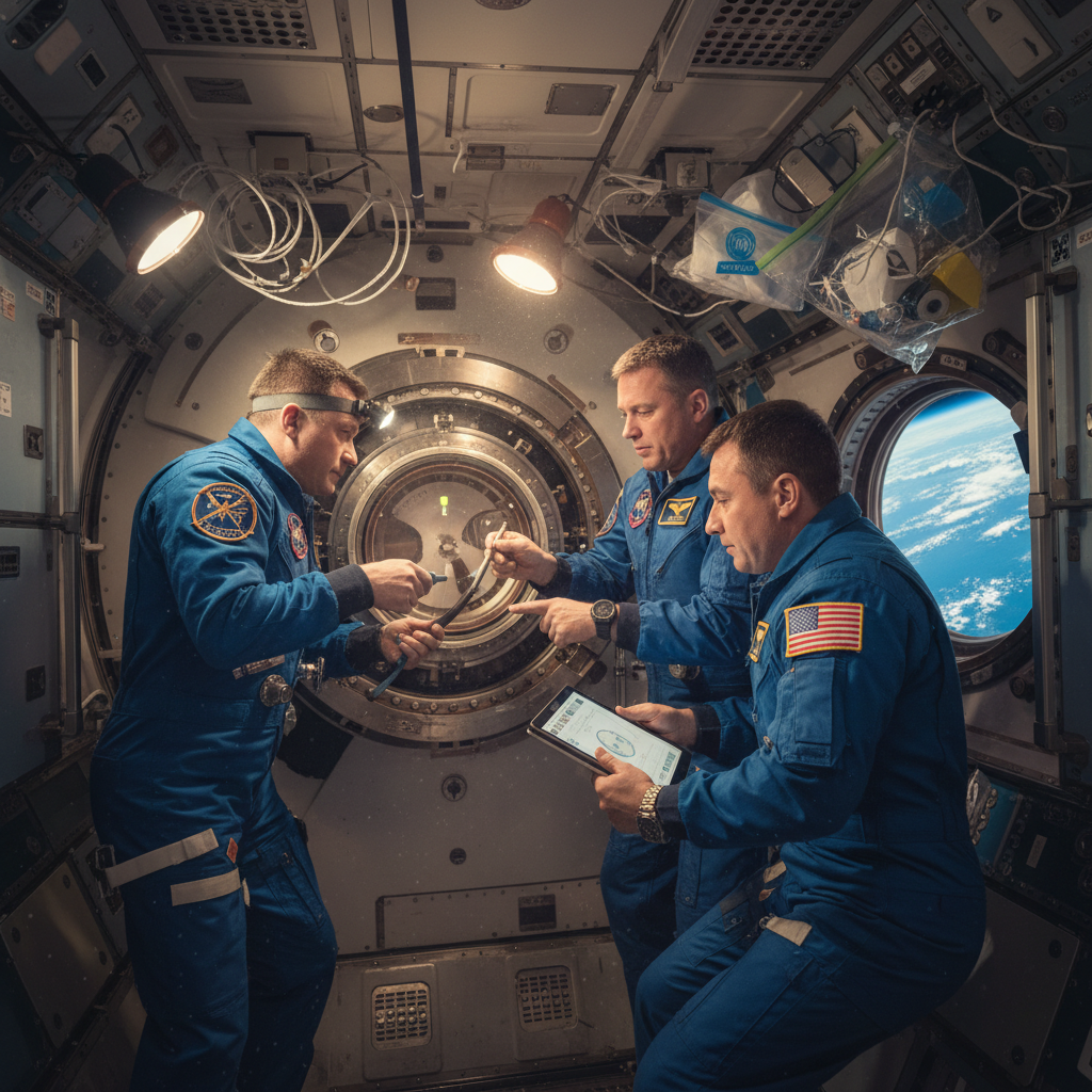 Pressure Drop on ISS Sparks Safety Concerns